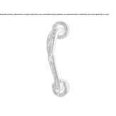 Handle in chrome-plated brass Malvik