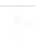 Nickel handle on the back plate Bodo