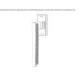 DK window handle with SmartBlock anti-burglary system Boxasni