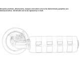 Ceramic door handle Mulino