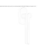 DK window handle, nickel Bodo