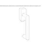 DK window handle on a rosette Ozalj