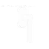 DK window handle made of stainless steel Dikbiyik