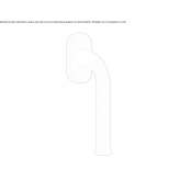 DK window handle made of stainless steel Peri