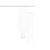 DK stainless steel window handle with lock Oconahua