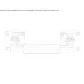 Nickel-plated window handle Bodo