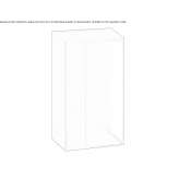 Recessed brass door handle Jons