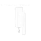 DK LOCK tilt and turn window handle with PVD lock, satin, black Omak