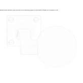 Nickel door handle Bodo