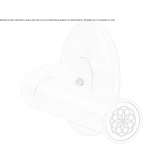 Klamka stalowa na rozecie Peri