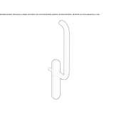 Stainless steel pulling handle Joure