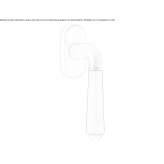 DK window handle, nickel Bodo