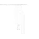 Klamka okienna DK ze stali nierdzewnej z zamkiem Prusice