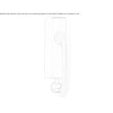 DK nickel window handle with lock Bodo