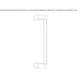 Brass handle in a modern style Groslay