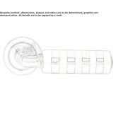 Ceramic door handle Mulino