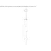 Stainless steel and wood lock Cesvaine
