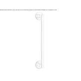 Brass pull handle Gardere