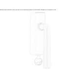 DK nickel window handle with lock Bodo