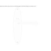 Nickel handle on the back plate Bodo