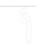 DK window handle, nickel Bodo