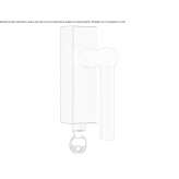 DK stainless steel window handle with lock Dikbiyik