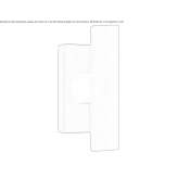 Tilt and turn window handle without lock, PVD, satin, black Omak
