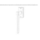 DK window handle with SmartBlock anti-burglary system Mackinaw