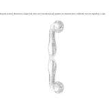 Handle in chrome-plated brass Malvik