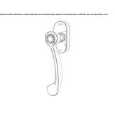 DK window handle with SmartBlock anti-burglary system Gastouni