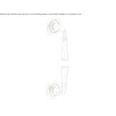 Brass pull handle Kosina