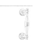 Brass handle in a classic style Ayancik