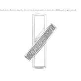 Rękojeść Cremone z chromowanego mosiądzu z kryształami Swarovski® Kaczyce