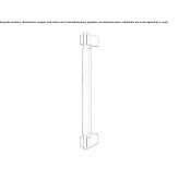 Handle in chrome-plated brass Uskup