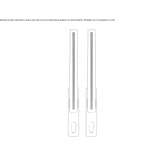Brass handle with Swarovski® crystals with a lock Zuzwil