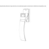 DK window handle with SmartBlock anti-burglary system Pisogne