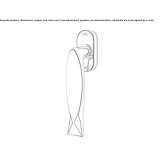 DK window handle with SmartBlock anti-burglary system Treuen