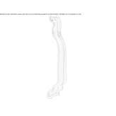 Brass pull handle Naustdal