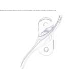 Classic brass window handle Nunziata