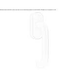 DK window handle made of stainless steel Prusice
