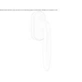 DK window handle made of stainless steel Prusice