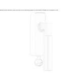 DK nickel window handle with lock Bodo