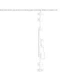 Niklowy rygiel zasuwnicy Bodo