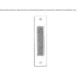Wpuszczana klamka z chromowanego mosiądzu z kryształami Swarovski® Kaczyce