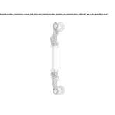 Handle in chrome-plated brass Harku