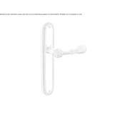 Brass handle on the back plate Teuva