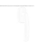 DK window handle made of stainless steel Prusice