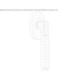 DK steel window handle Prusice