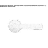 Iron door handle on a rosette Anthiro