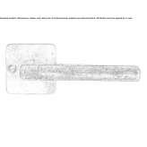 Metal door handle Anthiro